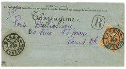 671 1902 40c Obl. DAKAR SENEGAL Sur TELEGRAMME Recommandé Pour La FRANCE. TTB. - Sonstige & Ohne Zuordnung