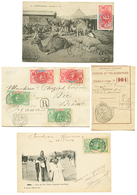 679 HAUT SENEGAL Et NIGER - Lot 4 Lettres 1905/12 Dont Cachets Rares (DJIBO). TB. - Altri & Non Classificati