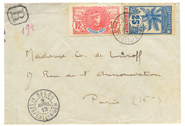 681 HT SENEGAL ET NIGER : 1912 10c + 25c Obl. SEGOU HT SENEGAL ET NIGER Sur Env(pd) RECOMMANDEE. TB. - Sonstige & Ohne Zuordnung