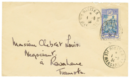 707 1934 50c Obl. RIKITEA ILE MANGAREVA Sur Enveloppe Pour Les TUAMOTU. Rare. TB. - Autres & Non Classés