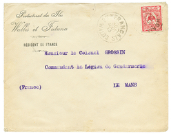 713 1913 NLLE CALEDONIE 10c Obl. PRt FRANCAIS WALLIS Sur Enveloppe Pour La FRANCE. Trés RARE. TB. - Autres & Non Classés