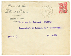 713 1913 NLLE CALEDONIE 10c Obl. PRt FRANCAIS WALLIS Sur Enveloppe Pour La FRANCE. Trés RARE. TB. - Altri & Non Classificati