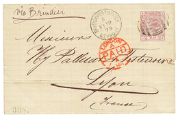 764 BEYROUTH : 1879 GB 2 1/2d(pl.13) Canc. G01 + BRITISH POST OFFICE BEYROUTH On Cover To FRANCE. Vvf. - Sonstige & Ohne Zuordnung