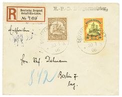 801 1906 2 1/2h + 20h Canc. DEUTSCHE SEEPOST AFRIKANISCHE HAUPTLINIE A +R.P.D BURGERMEISTER On REGISTERED Envelope To BE - Other & Unclassified