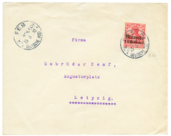 833 "FES" : 1910 10c On 10pf Canc. FES On Commercial Envelope To GERMANY. Vvf. - Altri & Non Classificati