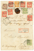 867 HUNGARY To TUNISIA : 1901 3f+ 4f+ 10f(x6) + 5f Canc. BUDAPEST On REGISTERED Cover To TUNIS. Vf. - Altri & Non Classificati