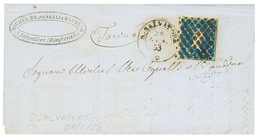 878 SARDINIA : 1853 20cjust Touched At Base) Canc. ROMBI + S.SALVATORE On Entire Letter To TORINO. RARE (Sassone = 9500€ - Unclassified