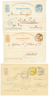 933 1877/82 Superb Lot Of 3 POSTAL STATIONERY From LUXEMBOURG To FRANCE. Vvf. - Andere & Zonder Classificatie