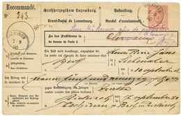 936 LUXEMBURG : P./Stat 30c "ARMOIRIE" Canc. DIEKIRCH On CORRESPONDENZ KARTE. Vf. - Autres & Non Classés