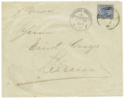 950 MOZAMBIQUE - QUELIMANE : 1897 GERMANY 20pf Canc. DEUTSCHE SEEPOST AFRIKANISCHE HAUPTLINIE On Envelope From QUELIMANE - Altri & Non Classificati