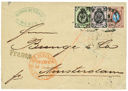 960 1868 3k + 5k+ 10k Canc. MOSCOU On Cover To AMSTERDAM (NETHERLANDS). Vf. - Autres & Non Classés