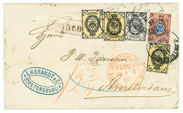 962 1869 1k(x3) + 5k+ 10k On Cover From ST PETERSBURG To AMSTERDAM(NETHERLANDS). Vvf. - Other & Unclassified