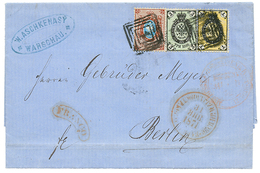 970 1871 1k + 3k + 10k Canc. 1 On Entire Letter From WARSCHAU To BERLIN. Vvf. - Sonstige & Ohne Zuordnung