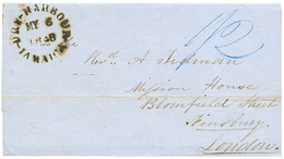 1071 "DRY-HARBOUR" : 1848 DRY-HARBOUR JAMAICA On Entire Letter To ENGLAND. Superb. - Other & Unclassified