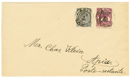 1101 SAMOA : 1899 2 1/2d+ 2 1/2d On 2 SHILLING 6p Canc. APIA On Envelope To APIA. Vvf. - Sonstige & Ohne Zuordnung