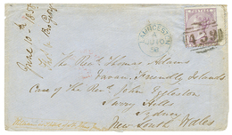 1112 1858 GREAT BRITAIN 6d Canc. 439 + LAUCESTON On Envelope To VAVAU FRIENDLY ISLANDS ( TONGA ). Very Rare Destination  - Altri & Non Classificati