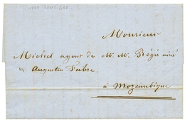 1196 "PRECURSEUR - ZANZIBAR Pour Le MOZAMBIQUE" : 1858 Lettre Avec Texte Complet Daté "ZANZIBAR 4 Mai 1858" Pour Le MOZA - Zanzibar (...-1963)