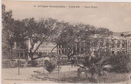 Cpa,sénégal,afrique, Occidentale,DAKAR, Place Protet,place Fleuri,il Ya 100 Ans,intersection Culture Africaine,européene - Sénégal