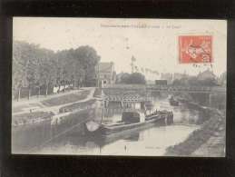 45 Ouzouer Sur Trézée Le Canal édit. Godard  Péniche - Ouzouer Sur Loire