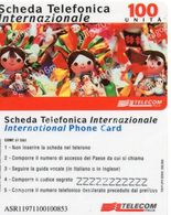 TELECOM ITALIA - SCHEDA TELEFONICA INTERNAZIONALE - TEST CARD - PIN ZZZZZZ - NON CATALOGATA - *RRRR* - Tests & Servicios