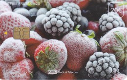 ISN-195 TARJETA DE ESPAÑA DE ISERN DE 20 EUROS DE LA SERIE FRUTAS Nº20 DE TIRADA 10000 - Alimentation