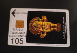 PERU : EC-2 105u Entel Tumi Ceremonial  LUXE (MINT?) 1993 TEST - Peru