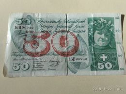 50 Francs 1963 - Suisse