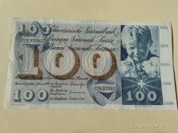 100 Francs 1970 - Suisse