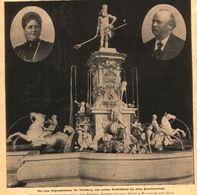 Der Neue Neptunbrunnen Fuer Nuernberg  / Druck, Entnommen Aus Zeitschrift / 1913 - Paketten