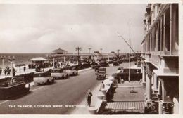 Worthing Parade Looking West - Autobus - Voitures - Automobile - 2 Scans - état - Worthing
