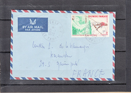 Lettre De PAPEETE  R.P.  " Coupe Du Monde De SKI NAUTIQUE 20F " Pour La Comtesse  De La VILLEMARQUE  Le 15 7 1972 - Lettres & Documents