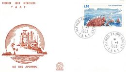 TERRES AUSTRALES ET ANTARCTIQUES FRANCAISES (TAAF) - FDC De 1983 N° PA 73 - FDC