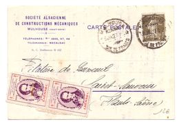 Semeuse PERFORE PERFIN LOCHUN M Societe Alsacienne De Constructions Mecaniques Mulhouse Alsace - Andere & Zonder Classificatie