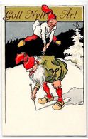 CPA Gnomes Lutin Nain Gnome Non Circulé - Contes, Fables & Légendes