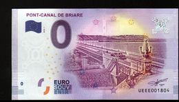 France - Billet Touristique 0 Euro 2018 N° 1804 , Date D'anniversaire  (UEEE001804/5000) - PONT-CANAL DE BRIARE - Privatentwürfe