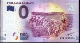 France - Billet Touristique 0 Euro 2018 N° 1806 , Date D'anniversaire  (UEEE001806/5000) - PONT-CANAL DE BRIARE - Pruebas Privadas