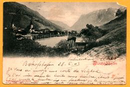 Bischofshofen - Paysage - Vue Générale - WÜRTHLE & SOHN - BETTENHAUSON - 1903 - Pour Employé Télégraphe - Bischofshofen