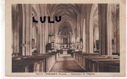 DEPT 89 : édit. Grégoire N° 353.10 : Treigny Intérieur De L église - Treigny