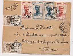 Lettre Madagascar Maroantsetra Via Tananarive Voir Au Dos - Storia Postale