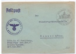 Lettre De Colmar En Franchise Feldpost 1941 - Altri & Non Classificati