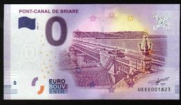 France - Billet Touristique 0 Euro 2018 N° 1823 (UEEE001823/5000) - PONT-CANAL DE BRIARE - Private Proofs / Unofficial