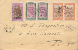 Lettre Madagascar Tananarive Pour Paris - Covers & Documents