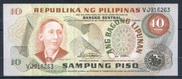 498-Philippines Billet De 10 Piso VJ916 Sig.9 - Philippines