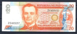 460-Philippines Billet De 20 Piso 2008 ZC493 - Philippinen