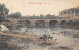 Genlis     21      Pont Sur La Norges . Lavandières                  ( Voir Scan - Autres & Non Classés