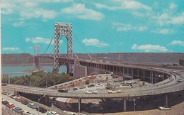 CARTOLINA - POSTCARD - NEW YORK - CITY - GEORGE WASHINGTON BRIGE - Bridges & Tunnels