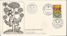 J) 1979 BRAZIL, DAY OF THE CHILDREN'S BOOK, TREE, FDC - Brieven En Documenten