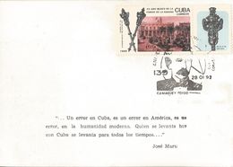 J) 1988 CUBA-CARIBE, XXV ANNIVERSARY OF THE MUSEUM OF THE CITY OF HABANNA, THE HULES OF THE CITY HALL, DETAIL - Covers & Documents