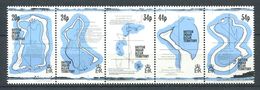 216 OCEAN INDIEN 1994 - Yvert 145/49 - Cartes Territoires - Neuf ** (MNH) Sans Charniere - Britisches Territorium Im Indischen Ozean