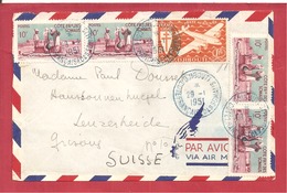 Y&T N°279X2+PA01   Vers  SUISSE1951 - Covers & Documents